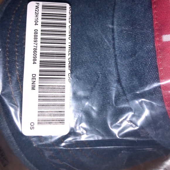 SUPREME WASHED CHINO TWILL CAMP CAP/ DENIM OS FW22  WEEK 1 (IN HAND) AUT…